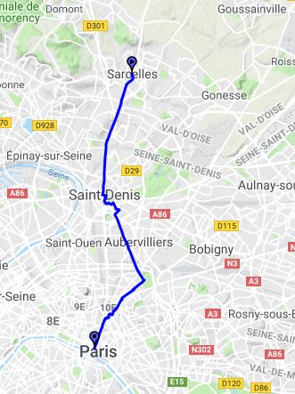 Voie Au Nord De Paris Deuxi me tape Compostelle 2000